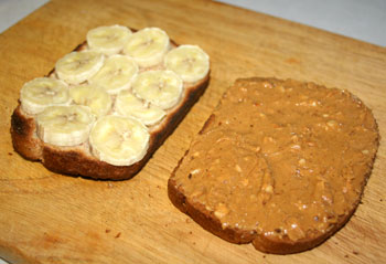 Toasted Peanut Butter And Banana Sandwich Recipe